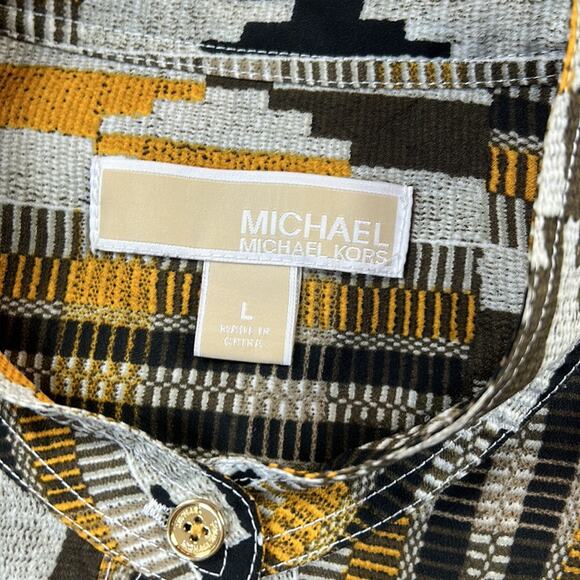 Michael Micheal Kors Patterned peplum blouse, size L - Picture 8 of 15